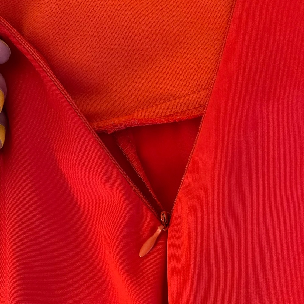 Red/Coral Romper - Picture 5 of 6